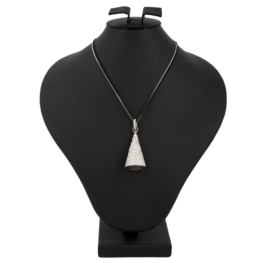 Women's Fancy Chain Locket - Silver - test-store-for-chase-value