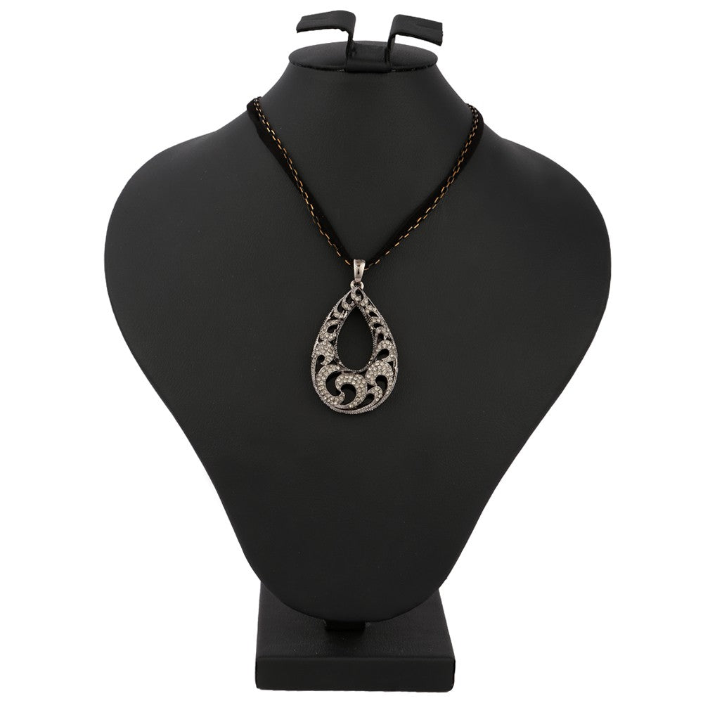 Women's Fancy Chain Locket - Black - test-store-for-chase-value