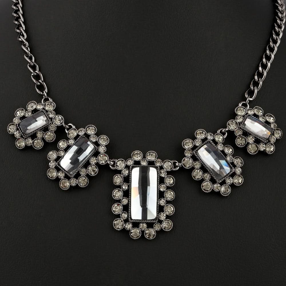 Women's Fancy Chain Locket - Grey - test-store-for-chase-value