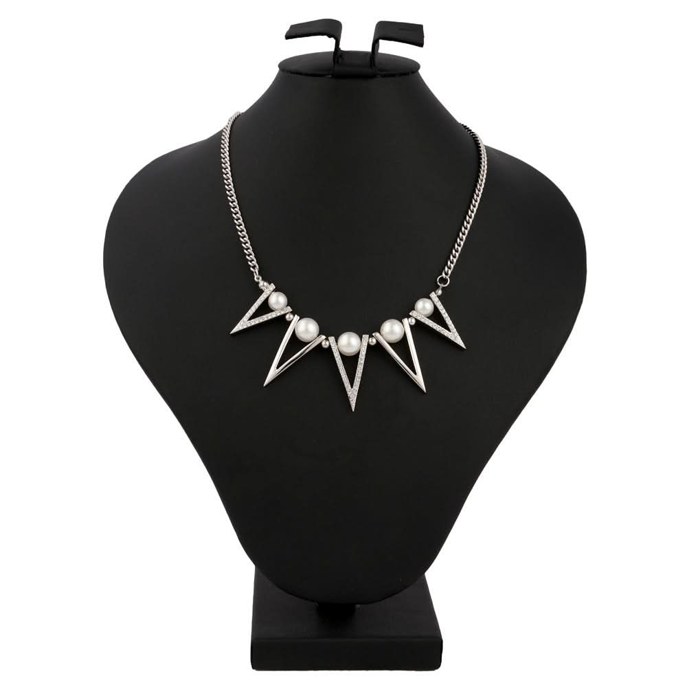 Women's Fancy Chain Locket - Silver - test-store-for-chase-value