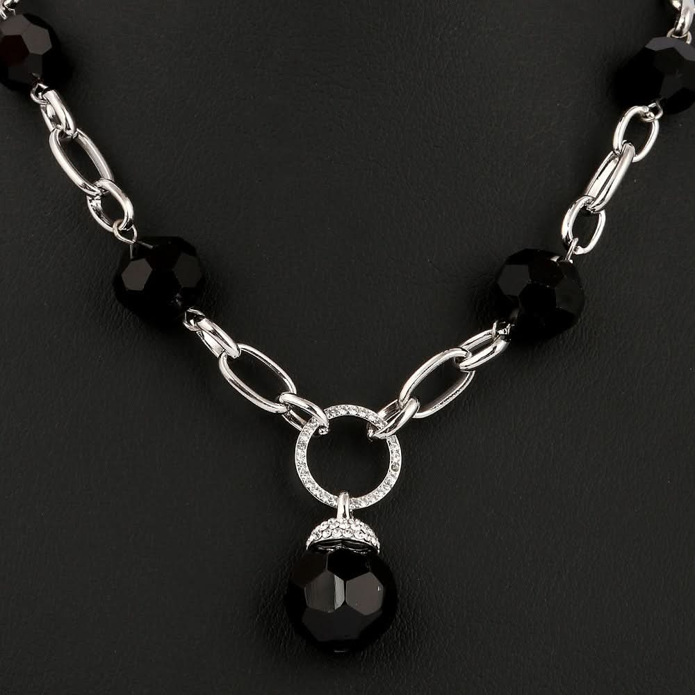 Women's Fancy Chain Locket - Black - test-store-for-chase-value
