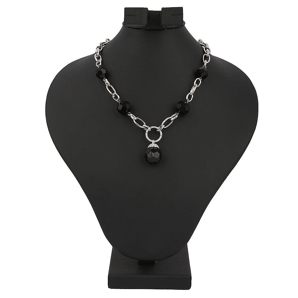 Women's Fancy Chain Locket - Black - test-store-for-chase-value