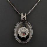Women's Fancy Chain Locket - Black - test-store-for-chase-value