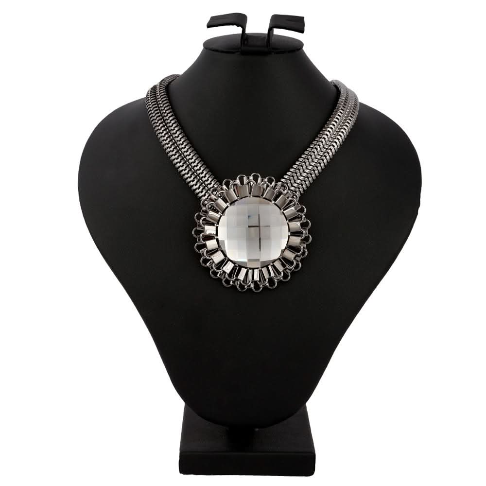 Women's Fancy Chain Locket - Black - test-store-for-chase-value