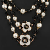 Women's Fancy Mala - Black & White - test-store-for-chase-value