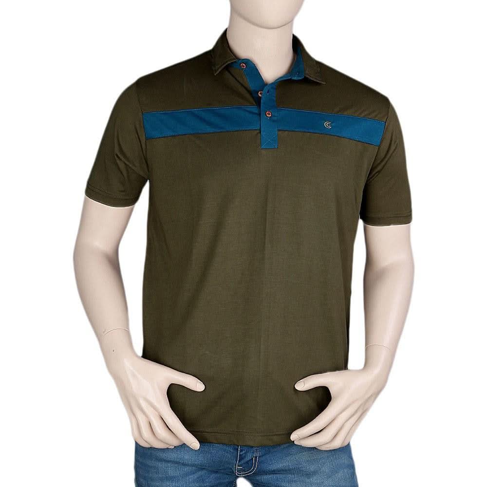 Polo T-Shirt For Men - Green -  Green - test-store-for-chase-value