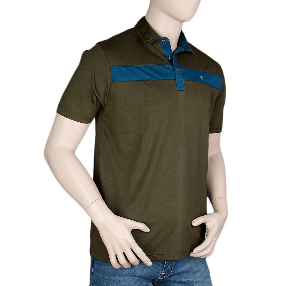 Polo T-Shirt For Men - Green -  Green - test-store-for-chase-value