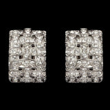 Women's Fancy Ear Tops - Silver - test-store-for-chase-value