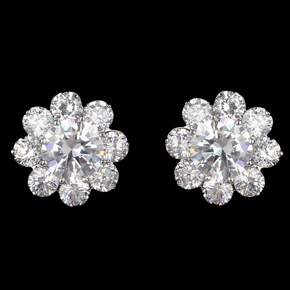 Women's Fancy Ear Tops - Silver - test-store-for-chase-value