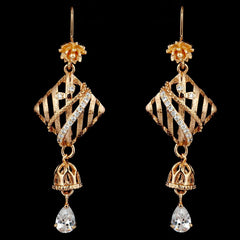 Women's Fancy Earrings - Golden - test-store-for-chase-value