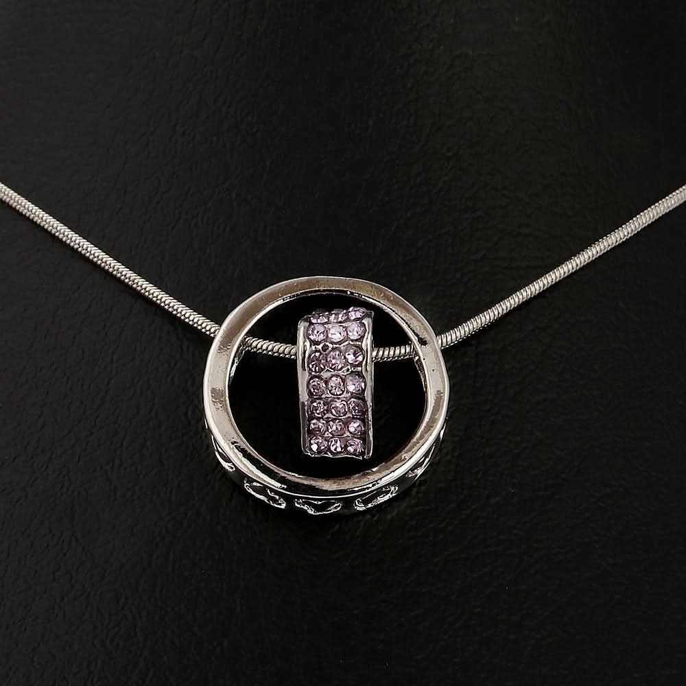 Women's Fancy Chain Locket - Silver - test-store-for-chase-value