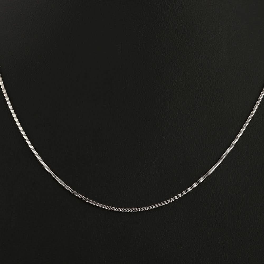 Women's Fancy Plain Chain - Silver - test-store-for-chase-value