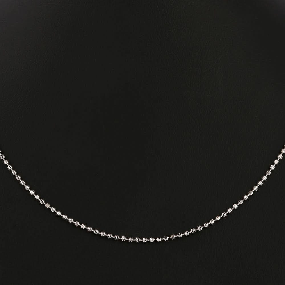 Women's Fancy Plain Chain - Silver - test-store-for-chase-value