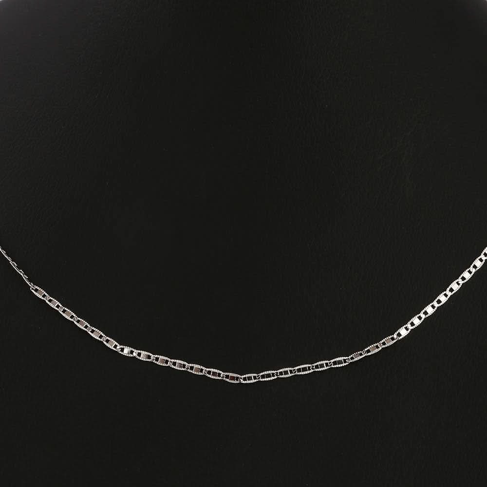 Women's Fancy Plain Chain - Silver - test-store-for-chase-value