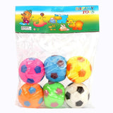 Chu Chu FootBall Toy 6 Pcs - Multi - test-store-for-chase-value