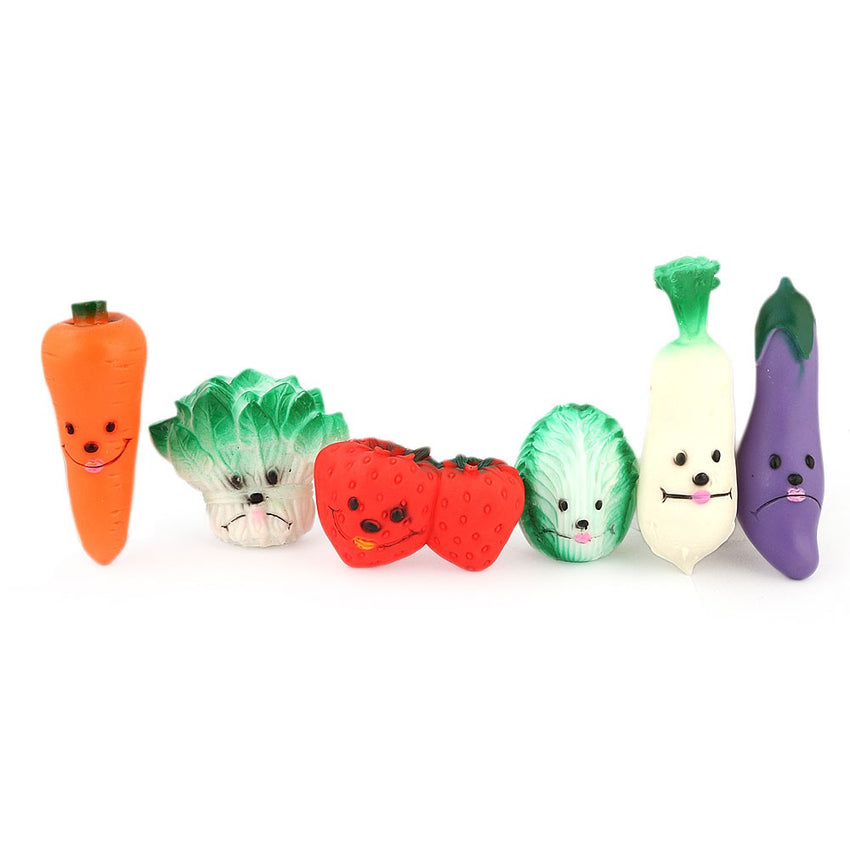 Vegetable Chu Chu Toy 6 Pcs - Multi - test-store-for-chase-value