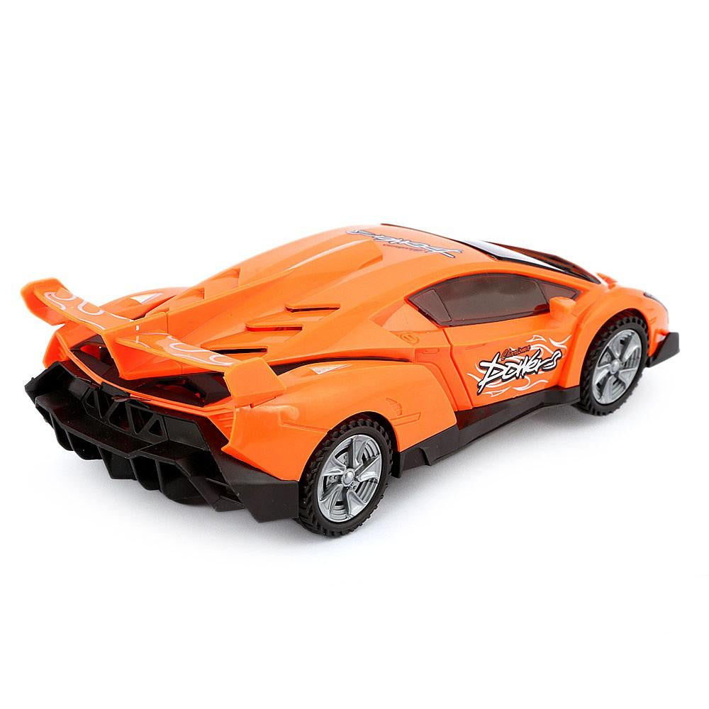 High Speed Car With Music And Light For Kids - Orange - test-store-for-chase-value