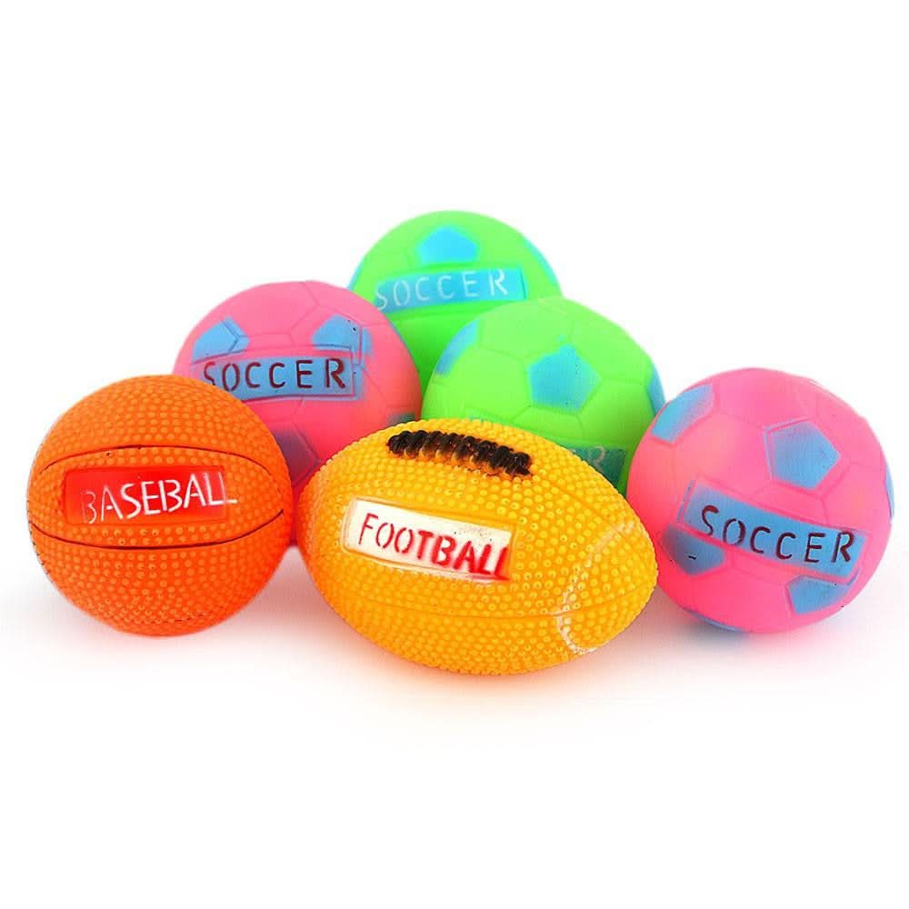 Chu Chu Ball Toy 6 Pcs - Multi - test-store-for-chase-value