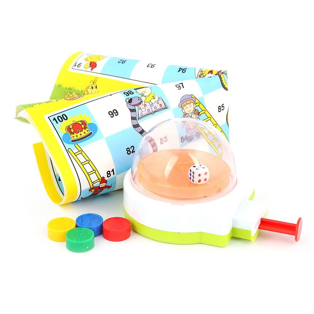 Snakes & Ladders Ludo 4 Pcs Toy For Kids - Multi - test-store-for-chase-value