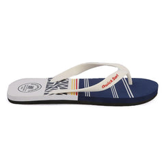 Quick Surf Men's Flip Flop Slippers 2334 - White & Blue - test-store-for-chase-value
