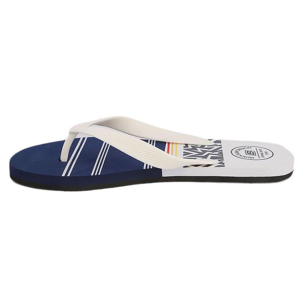 Quick Surf Men's Flip Flop Slippers 2334 - White & Blue - test-store-for-chase-value