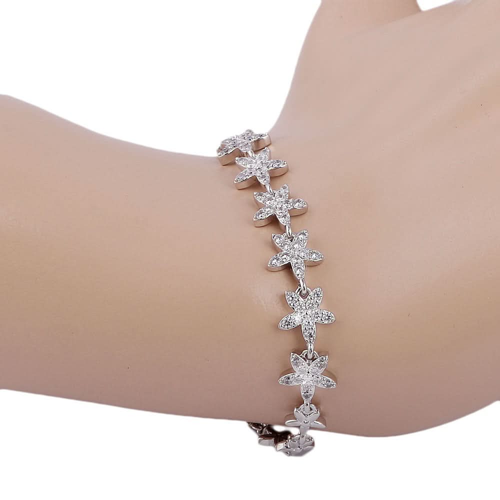 Women's Fancy Bracelet - Silver - test-store-for-chase-value