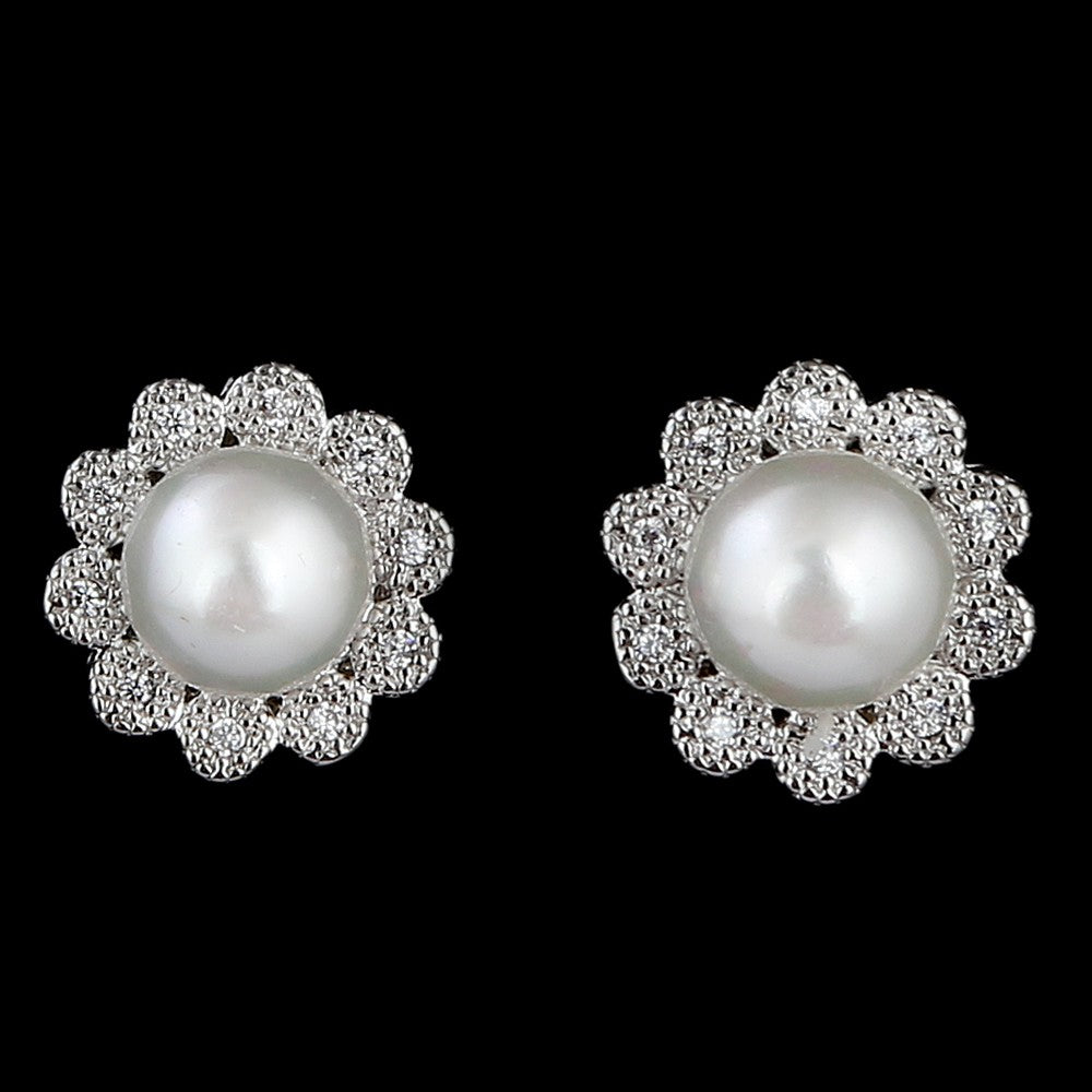 Women's Fancy Ear Tops - Silver - test-store-for-chase-value