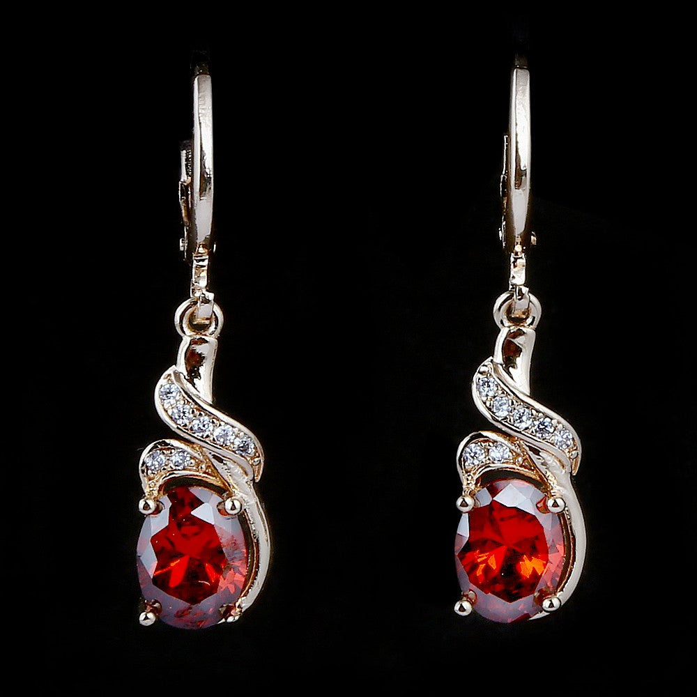 Women's Fancy Earrings - Red - test-store-for-chase-value