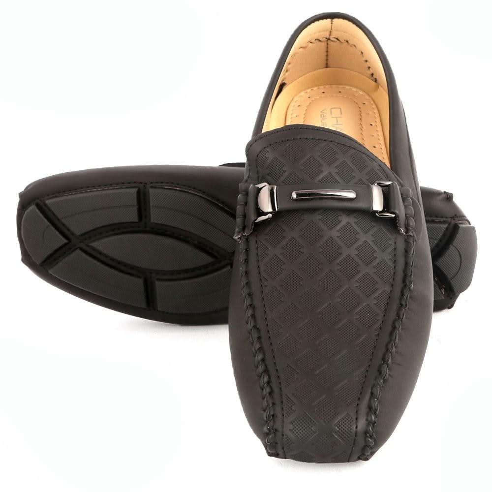 Men's Loafers Shoes (HM180805-1) -  Black - Black - test-store-for-chase-value