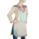 Women's Embroidered Kurti - Fawn - Fawn - test-store-for-chase-value