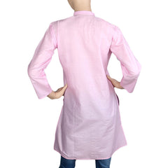 Women's Embroidered Kurti - Pink - Pink - test-store-for-chase-value