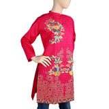 Women's Embroidered Kurti - Pink - Pink - test-store-for-chase-value