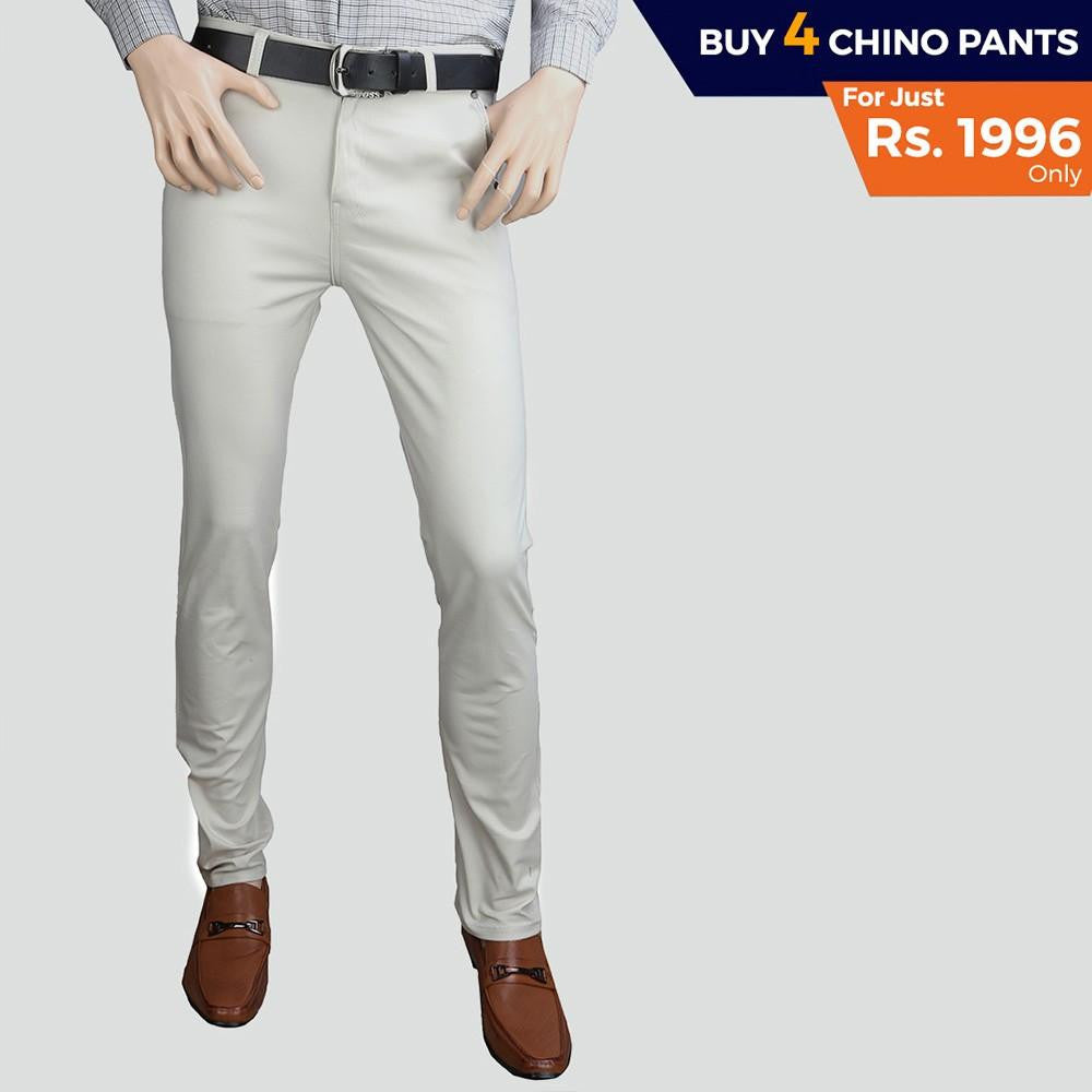 Men's Cotton Chino Pants Pack Of 4 - test-store-for-chase-value