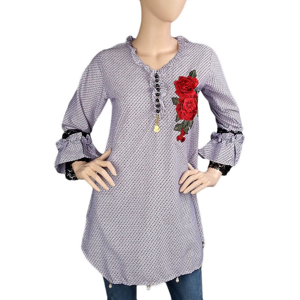 Women's Western Top - Purple - Purple - test-store-for-chase-value