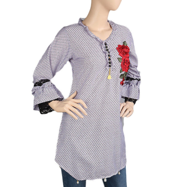 Women's Western Top - Purple - Purple - test-store-for-chase-value
