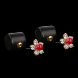 Women's Fancy Earrings - Black - test-store-for-chase-value