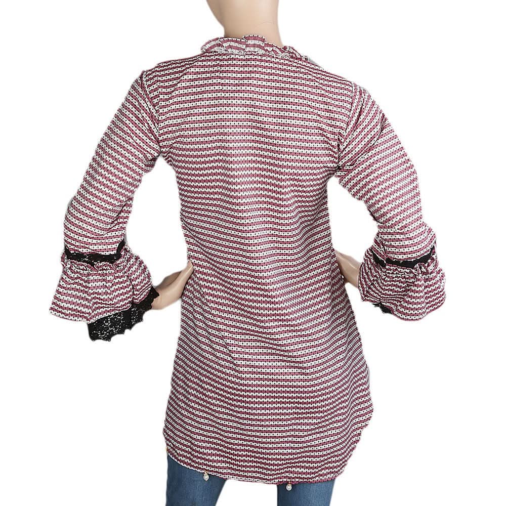 Women's Western Top - T-Pink - Tea Pink - test-store-for-chase-value