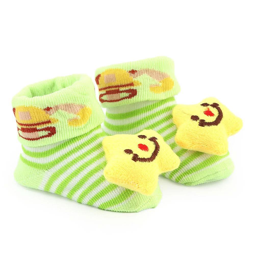 Newborn Booties - Green - test-store-for-chase-value