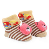 Newborn Booties - Brown - test-store-for-chase-value
