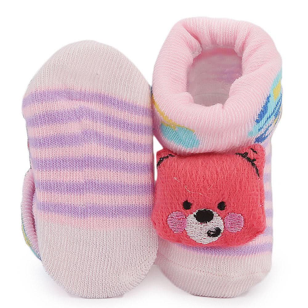 Newborn Booties - Pink - test-store-for-chase-value