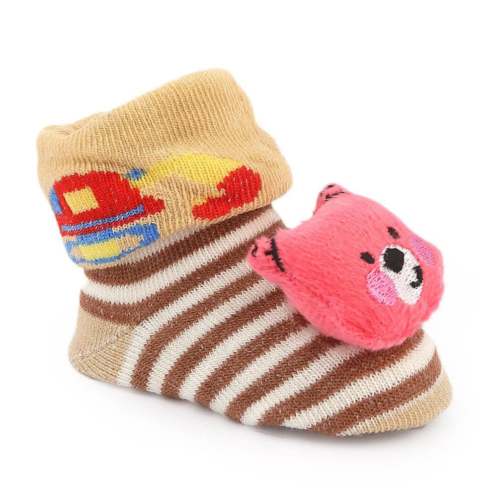 Newborn Booties - Brown - test-store-for-chase-value