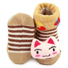 Newborn Booties - Brown - test-store-for-chase-value