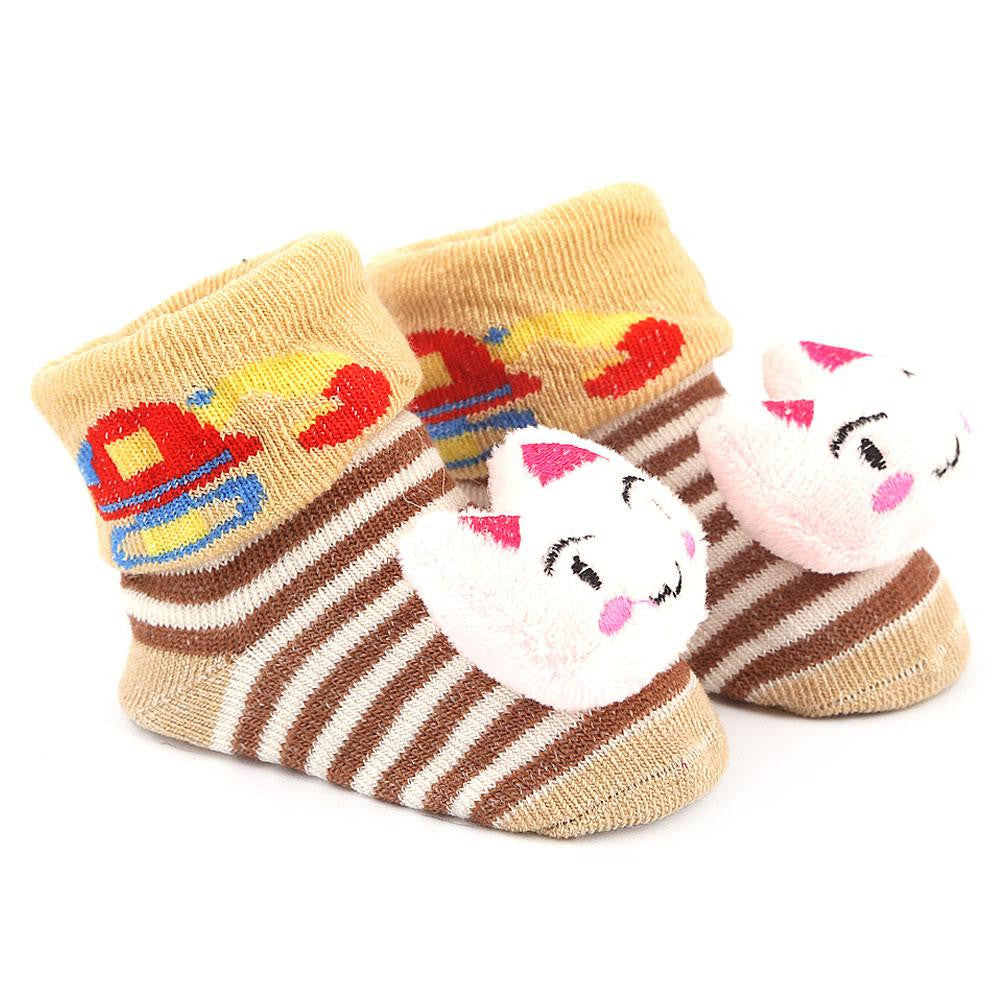 Newborn Booties - Brown - test-store-for-chase-value