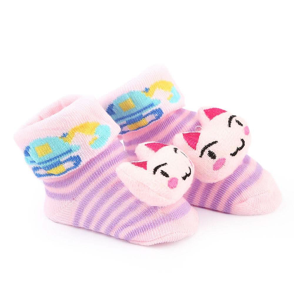 Newborn Booties - Pink - test-store-for-chase-value