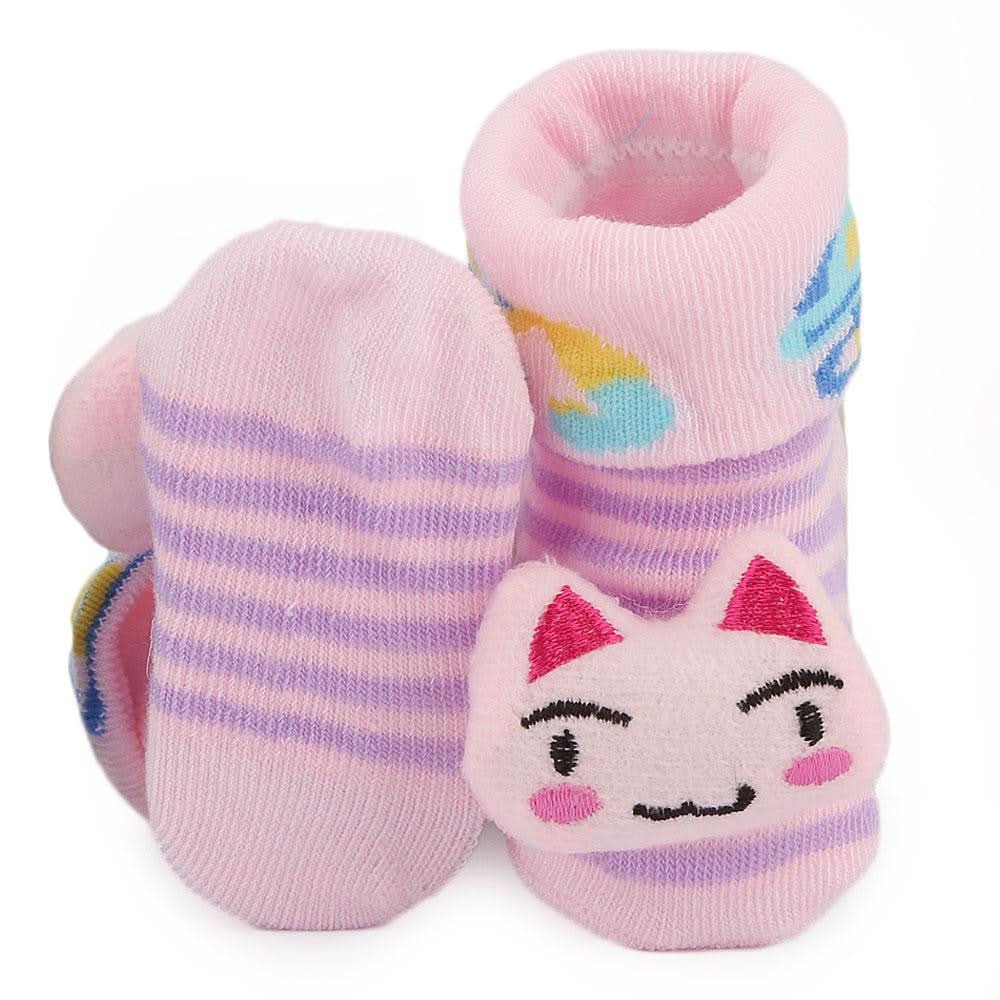 Newborn Booties - Pink - test-store-for-chase-value