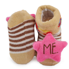 Newborn Booties - Brown - test-store-for-chase-value