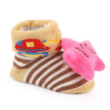 Newborn Booties - Brown - test-store-for-chase-value