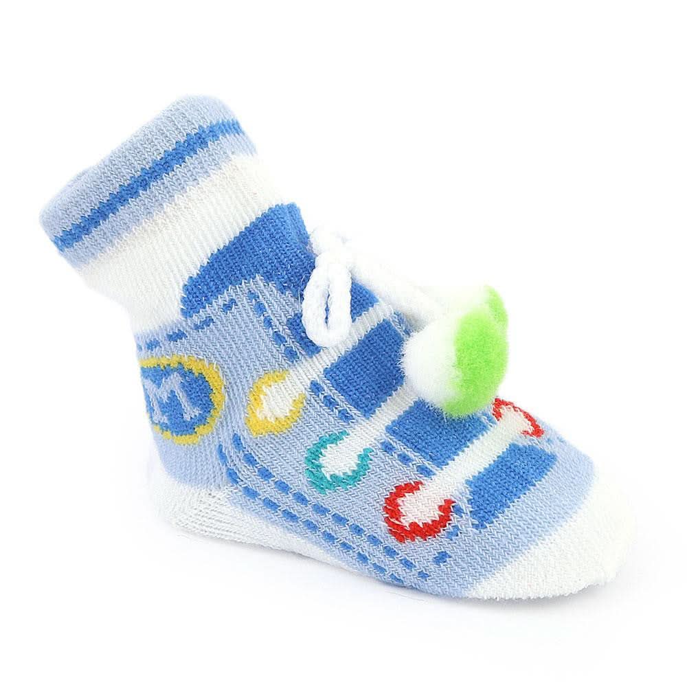 Newborn Booties - Blue - test-store-for-chase-value