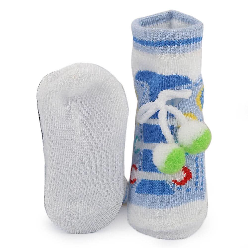 Newborn Booties - Blue - test-store-for-chase-value
