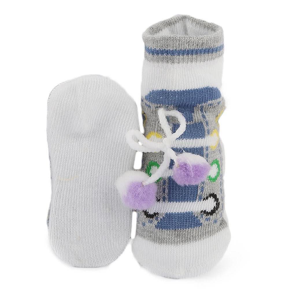 Newborn Booties - Grey - test-store-for-chase-value